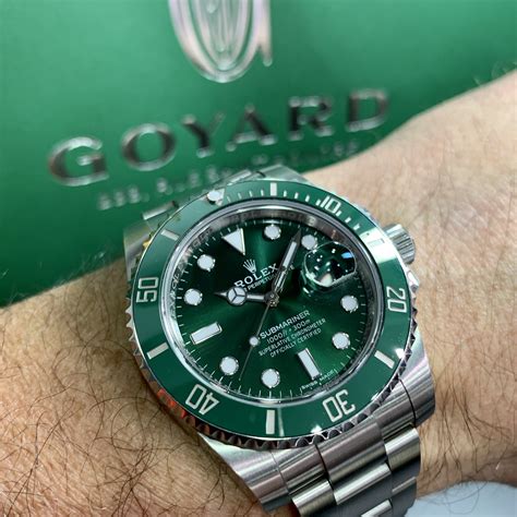 green rolex sub|rolex green dial submariner.